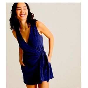 Tommy Bahama - Deep Blue Spa Terry Romper Size: Large - NWT